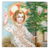 O kom, o kom, Emmanuel (detail) Advent Tegeltje (Voorkant)