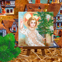 O kom, o kom, Emmanuel (detail) Advent Tegeltje