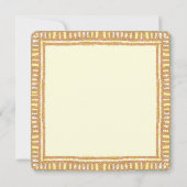 O kom, o kom, Emmanuel (detail) Vierkant Advent Kaart (Achterkant)