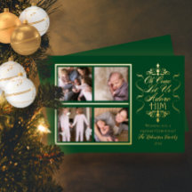 O komt, laat ons Hem aanbidden 4 Foto Kerstmis