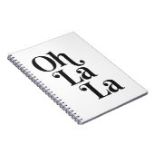 O la la notitieboek (Rechterzijde)