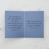 O, laat ons hem met zijn afrocentrische kerstkaart bedankkaart (Binnen)