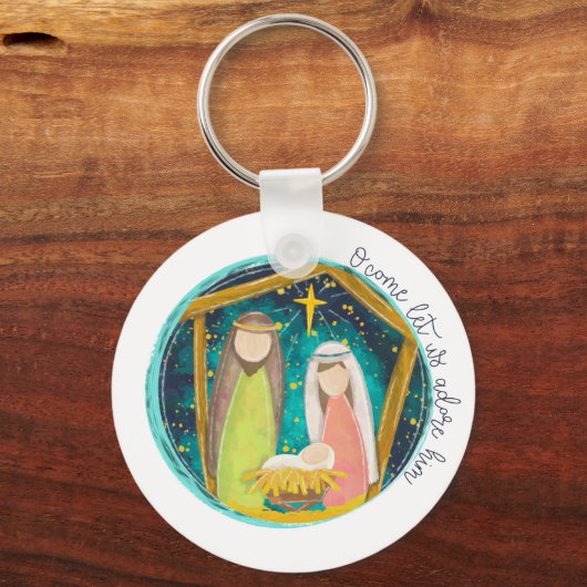 O, laten we hem bewonderen sleutelhanger (Voorkant)