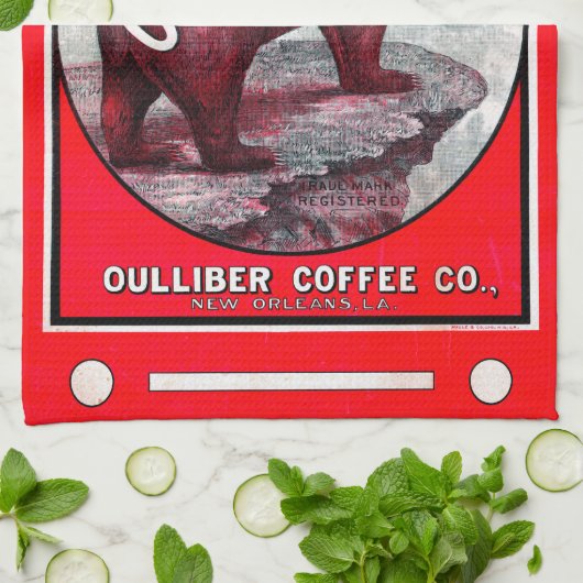 O-Le-Beer Coffee Theedoek (Gevouwen)