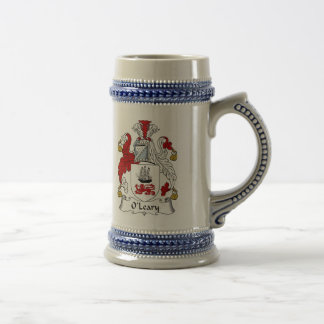 O Leary Coat of Arms Stein - Family Crest Bierpul