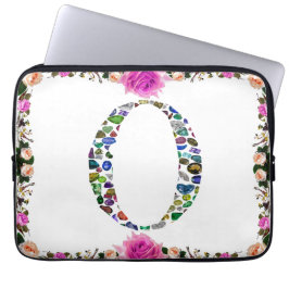 O Letter-Monogram Laptop Sleeve