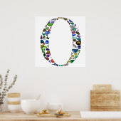 O Letter-Monogram Poster (Keuken)