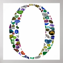 O Letter-Monogram Poster