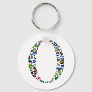 O Letter-Monogram Sleutelhanger