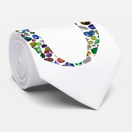 O Letter-Monogram Stropdas (Opgerold)