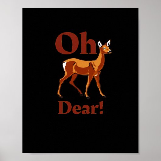 O lieve trendy schone design poster (Voorkant)