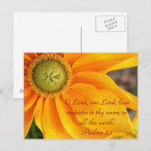 O Lord, How majestic is thy name Briefkaart (Voorkant / Achterkant)