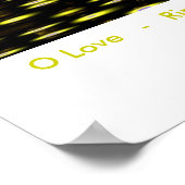 O Love - Rumi Poster (Hoek)