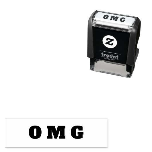 O M G Bold Zelfinktende Stempel (In situ)