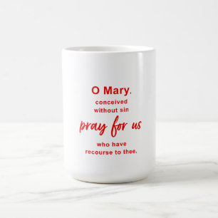 O Maria gebed Koffiemok
