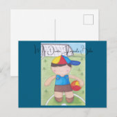 O Menino de Boné e a Bola Briefkaart (Voorkant / Achterkant)