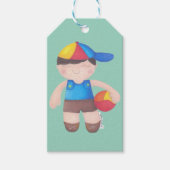 O Menino de Boné e a Bola Cadeaulabel (Voorkant)