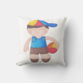 O Menino de Boné e a Bola Kussen (Voorkant)