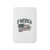 O’Merica Vintage Geschaafde Vlag Overhemd Ontwerp_ Badmat (Voorkant Verticaal)