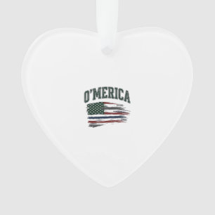 O’Merica Vintage Geschaafde Vlag Overhemd Ontwerp_ Ornament