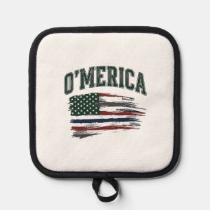O’Merica Vintage Geschaafde Vlag Overhemd Ontwerp_ Pannenlap