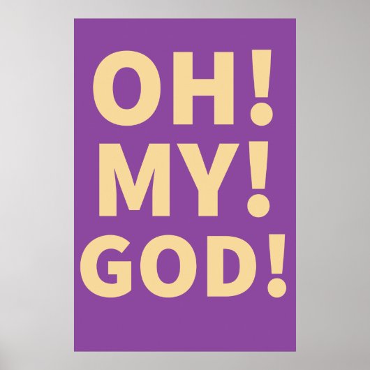 O mijn God 8! Poster (Voorkant)