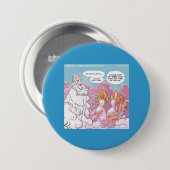 O mijn god (OMG) engelen tekst grappig Ronde Button 7,6 Cm (Voorkant /achterkant)