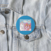 O mijn god (OMG) engelen tekst grappig Ronde Button 7,6 Cm (In situ)