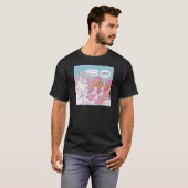 O mijn god (OMG) engelen tekst grappig T-shirt (Voorkant volledig)
