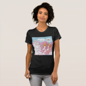 O mijn god (OMG) engelen tekst grappig T-shirt (Voorkant volledig)