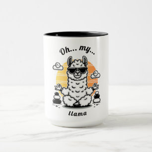 O mijn Lama, begin je dag met humor en attitude Mok