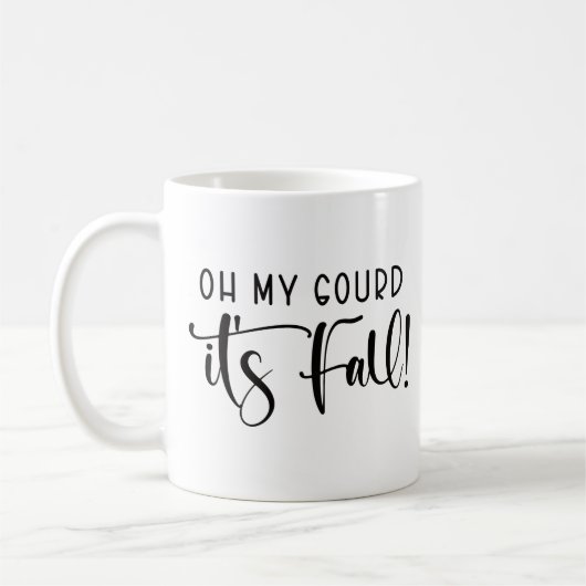 O Mijn Pompoen Het Is Herfst Koffiemok (Links)