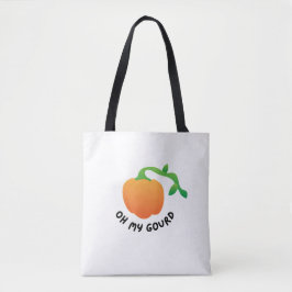 O mijn pompoen tote bag