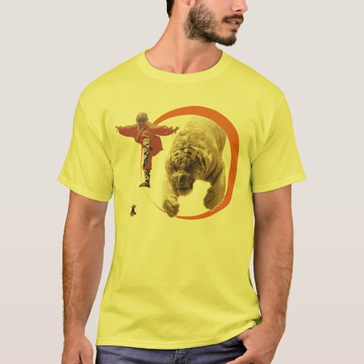 O monge e o Tigre T-shirt (Voorkant)