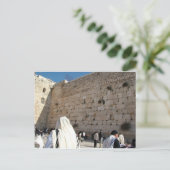 O Muro das Lamentações em Jerusalém, Cidade Santa Briefkaart (Staand voorkant)