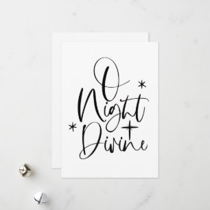 O Nacht Goddelijk Geen foto Religieuze Kerst Kaart