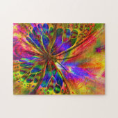 O, nee! De vlinder is klem! Wacht. . .sorry Legpuzzel (Horizontaal)