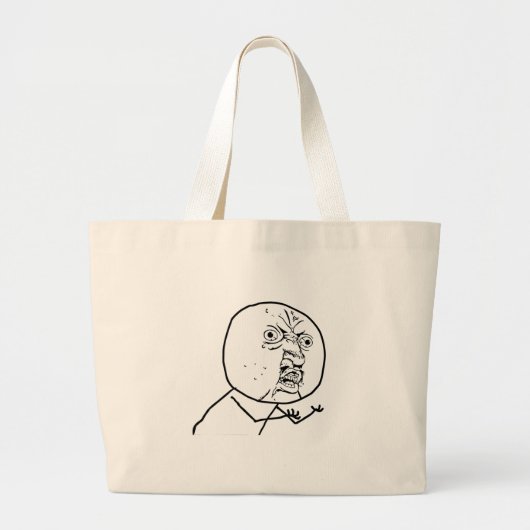 O NEE? GROTE TOTE BAG (Voorkant)