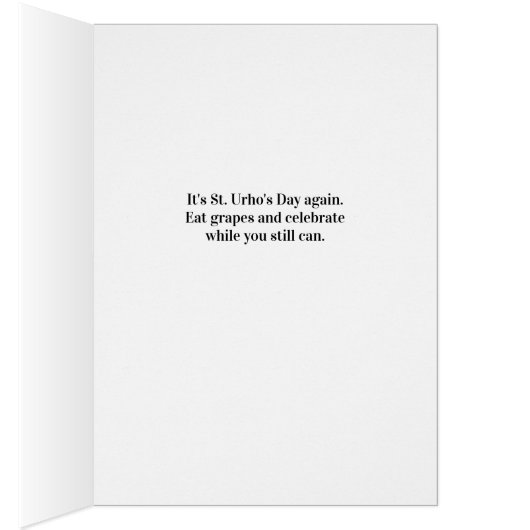 O nee! Het is weer St. Urho's Day, Grasshopper Gas (Binnen (Rechts))