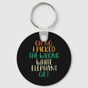 O nee, ik heb het verkeerde witte olifant cadeau g sleutelhanger
