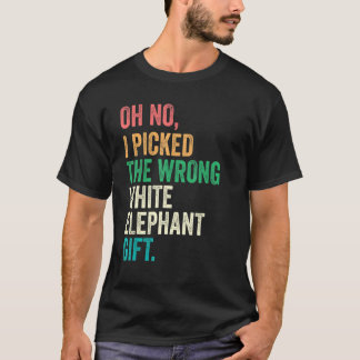 O nee, ik heb het verkeerde witte olifant cadeau g t-shirt