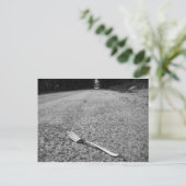 O, nee. In de road. Briefkaart (Staand voorkant)