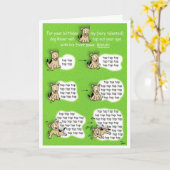 O nee! Je hebt mijn hond vermoord! Kaart (Gele Bloem)