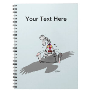 O nee! Konijn Cartoon Notitieboek