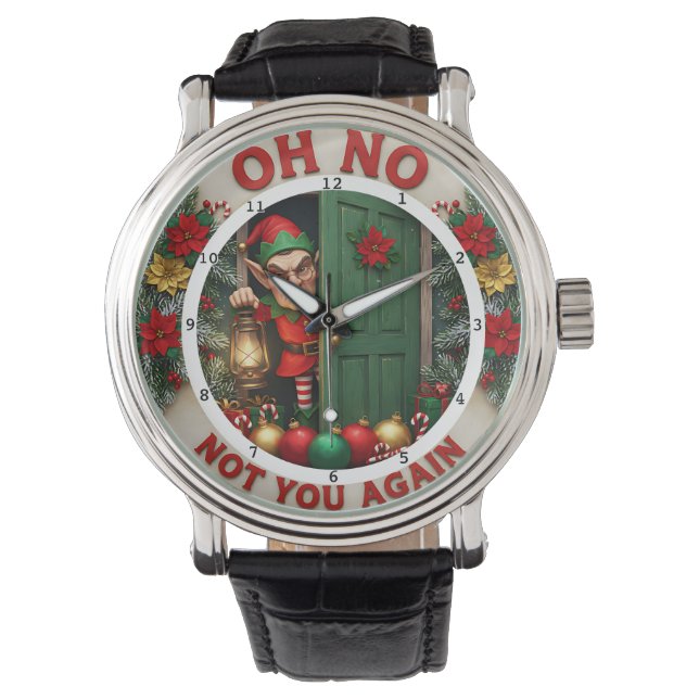O NEE "NIET JIJ ALWEER"  HORLOGE (Voorkant)