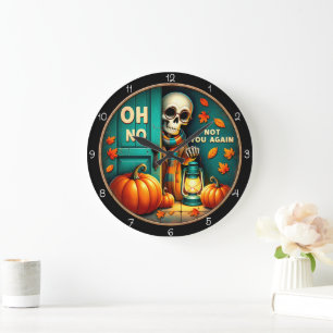 O nee niet jij weer Halloween Grote Klok