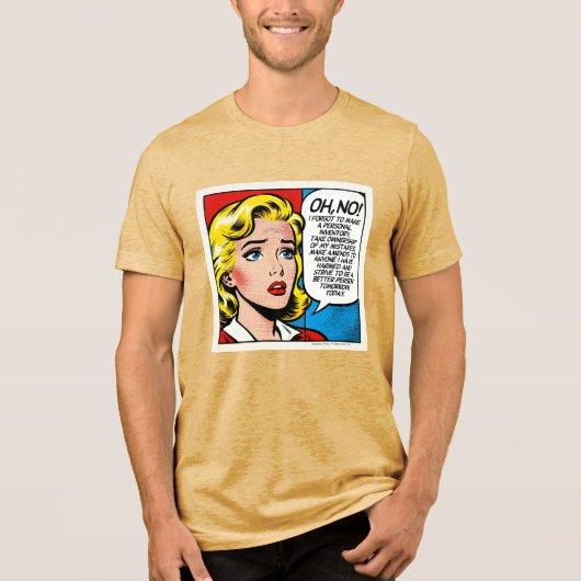 O nee vrouw Uniseks - Tri-Blend Shirt (Voorkant)