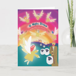 O Night Divine Kerstcard Feestdagen Kaart
