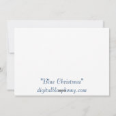 O Night Divine Kerstcard Feestdagenkaart (Achterkant)