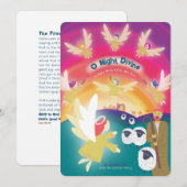 O Night Divine Kerstcard Feestdagenkaart (Voorkant / Achterkant)